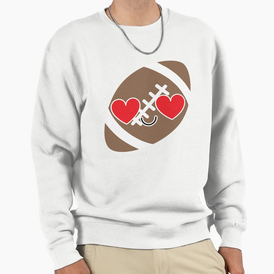 Rugby Emoji Sweatshirt - Novelty Apparel for Adults - T-Shirt, Sweatshirt, Hoodie