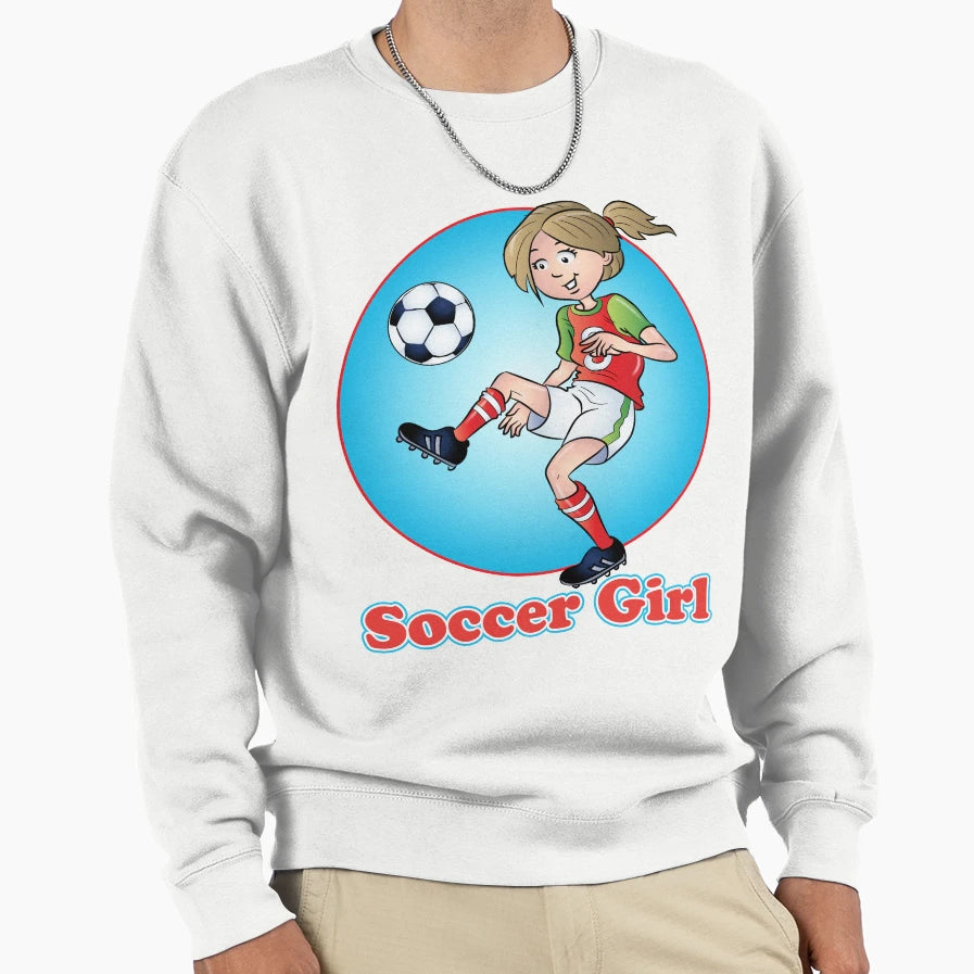 Soccer Sweatshirt - Custom Art Print Men Women - T-Shirt, Sweatshirt, Hoodie