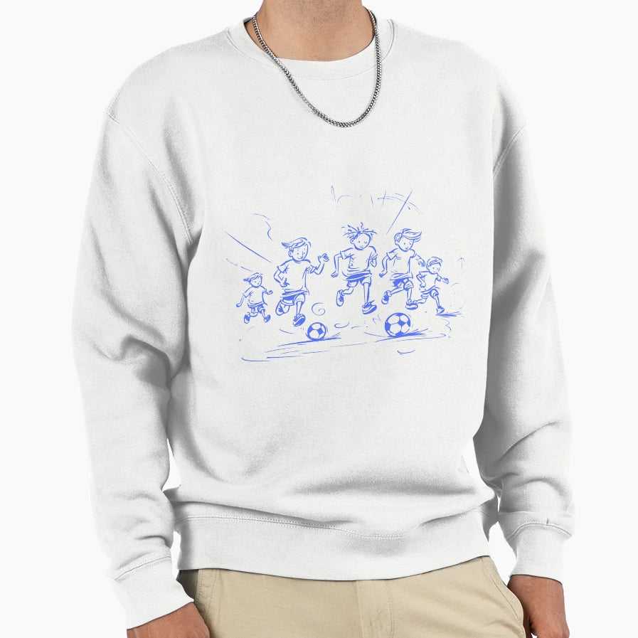 Football Playingfield Little Sweatshirt - Trendy Graphic for Adults - T-Shirt, Sweatshirt, Hoodie