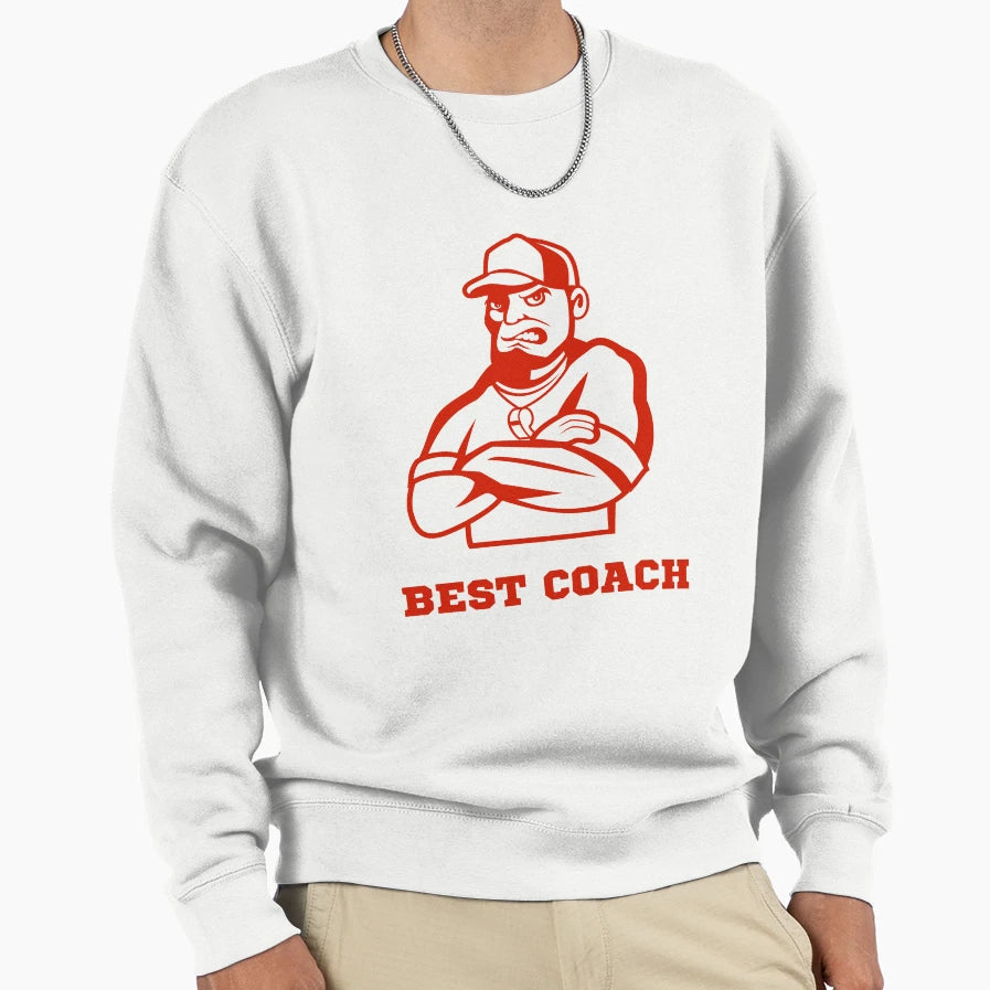 Best Coach Game Plan Genius Sweatshirt - Trendy Graphic for Adults - T-Shirt, Sweatshirt, Hoodie