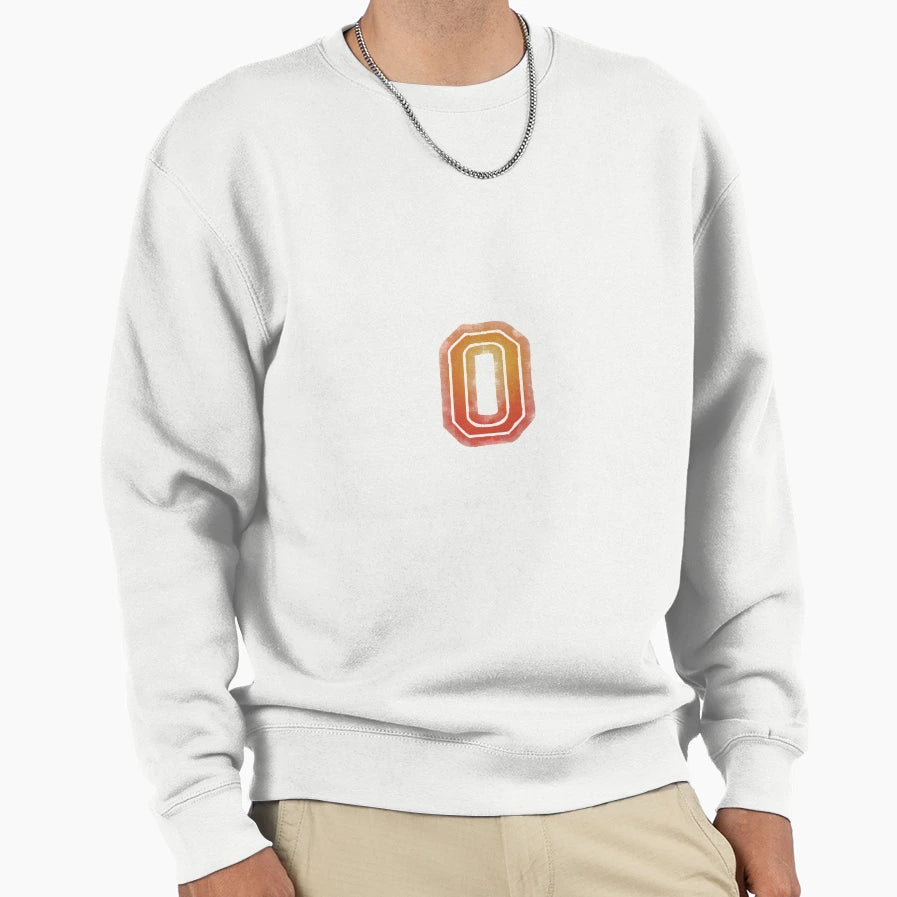 Alphabets Doodle College Jersey Sweatshirt - Aesthetic Graphic for Adults - T-Shirt, Sweatshirt, Hoodie