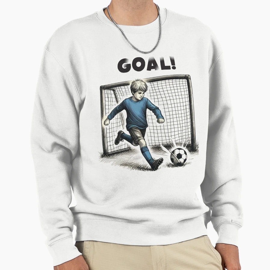 Football Player Sweatshirt - Trendy Graphic for Adults - T-Shirt, Sweatshirt, Hoodie