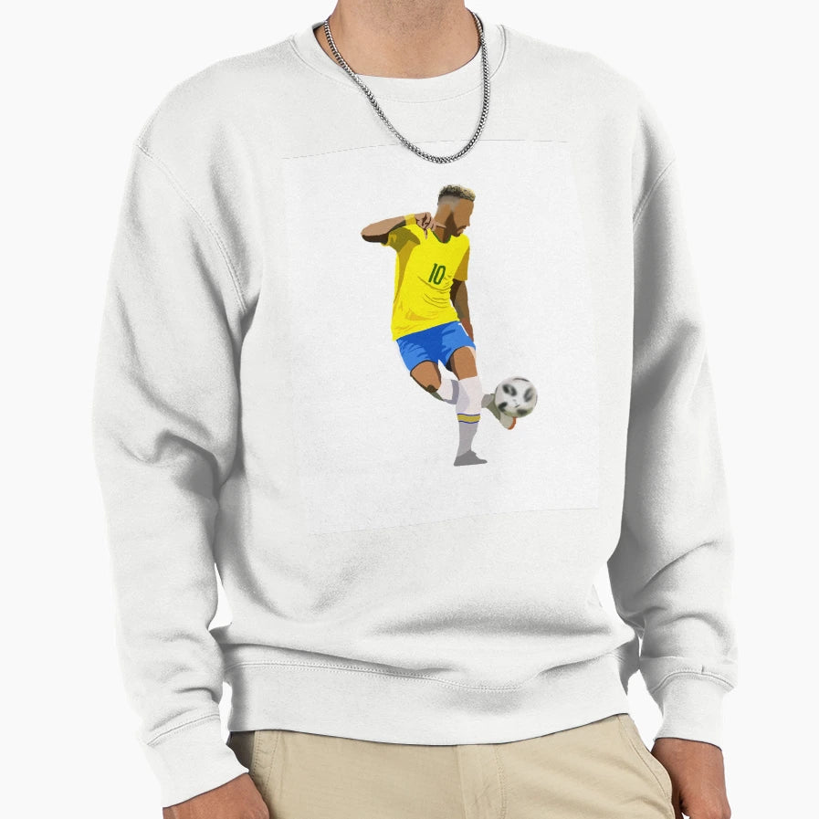Neymar Jr Brazil Sweatshirt - Unique Graphic for Adults - T-Shirt, Sweatshirt, Hoodie