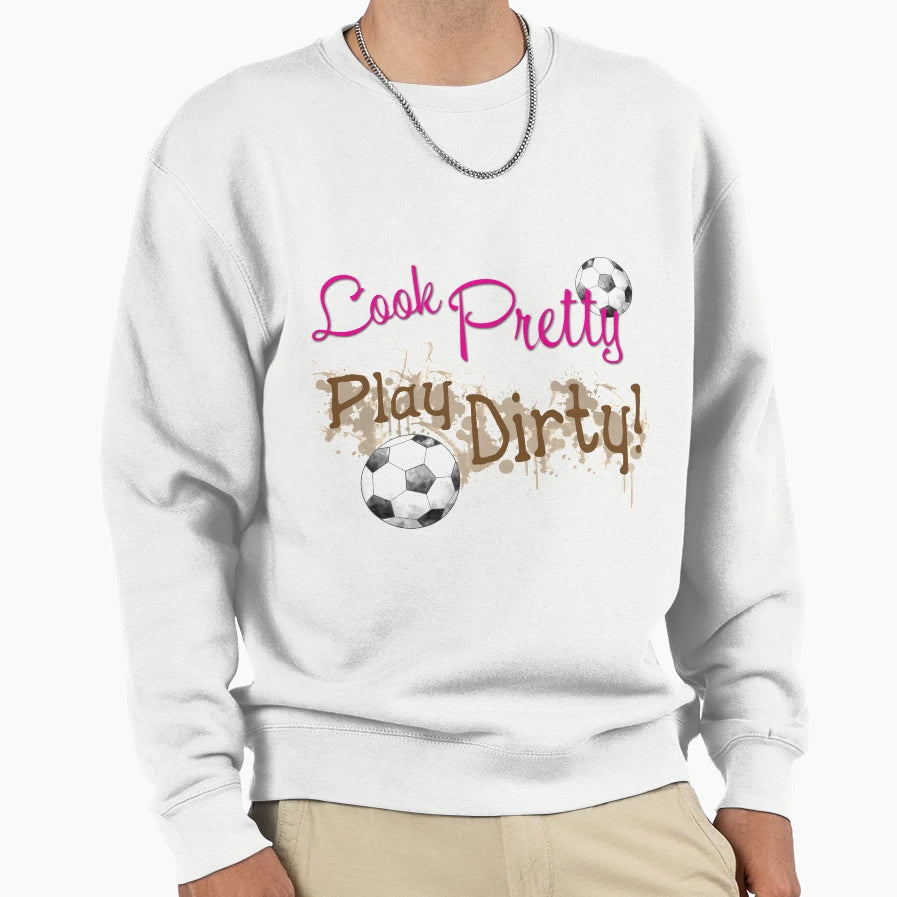 Soccer Chick Sweatshirt - Novelty Apparel Unisex - T-Shirt, Sweatshirt, Hoodie