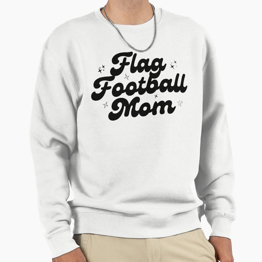 Flag Football Mom Sweatshirt - Novelty Apparel for Adults - T-Shirt, Sweatshirt, Hoodie