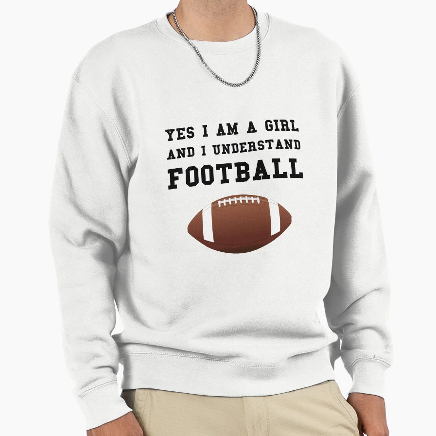 Football Sweatshirt - Custom Art Print Men Women - T-Shirt, Sweatshirt, Hoodie