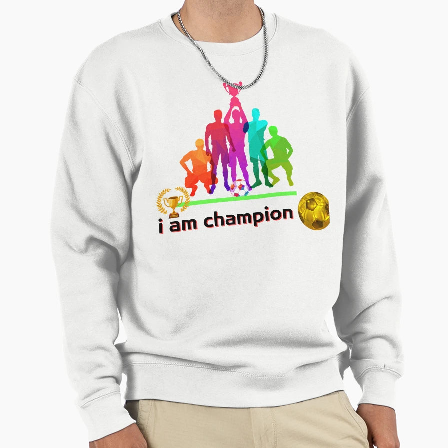 Football Championship Sweatshirt - Minimalist Print for Adults - T-Shirt, Sweatshirt, Hoodie