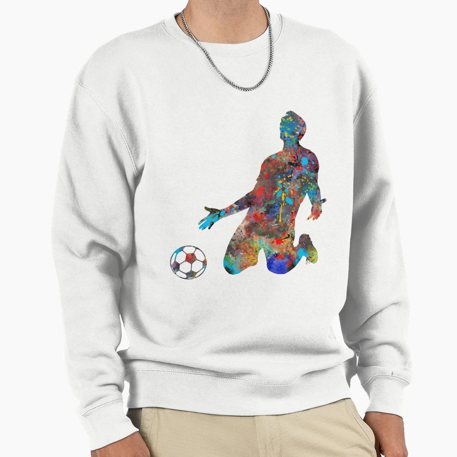 Football Player Sweatshirt - Novelty Apparel Men Women - T-Shirt, Sweatshirt, Hoodie