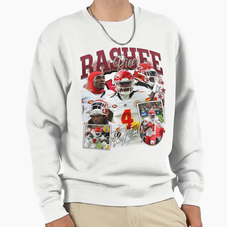 Dynamic Football Collage Game Day Sweatshirt - Minimalist Print Unisex - T-Shirt, Sweatshirt, Hoodie