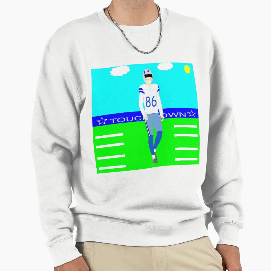 Football Player Sweatshirt - Trendy Graphic Unisex - T-Shirt, Sweatshirt, Hoodie