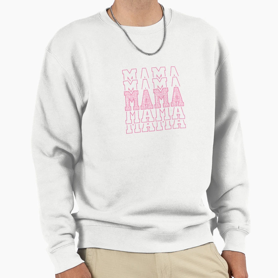 Mama Lettering Sweatshirt - Novelty Apparel Unisex - T-Shirt, Sweatshirt, Hoodie