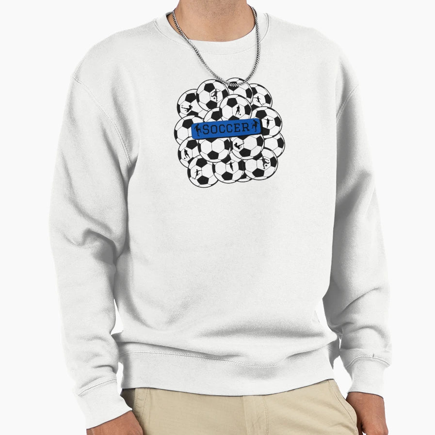 Soccer Ball Sweatshirt - Fun Novelty Design Men Women - T-Shirt, Sweatshirt, Hoodie