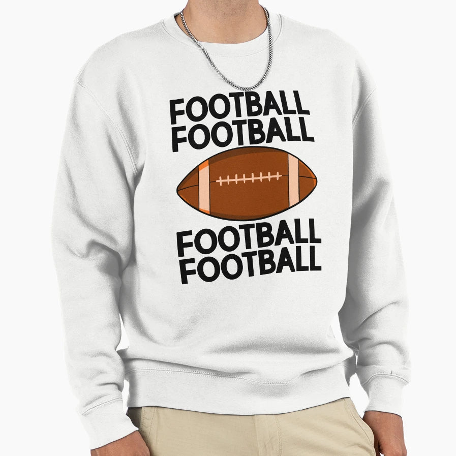 Football Sweatshirt - Trendy Graphic for Adults - T-Shirt, Sweatshirt, Hoodie