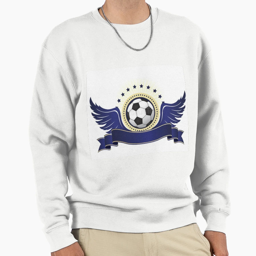 Foot Ball Logo Sweatshirt - Casual Everyday Wear for Adults - T-Shirt, Sweatshirt, Hoodie