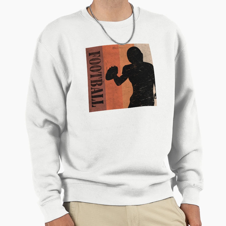 Football Player Sweatshirt - Trendy Graphic Unisex - T-Shirt, Sweatshirt, Hoodie