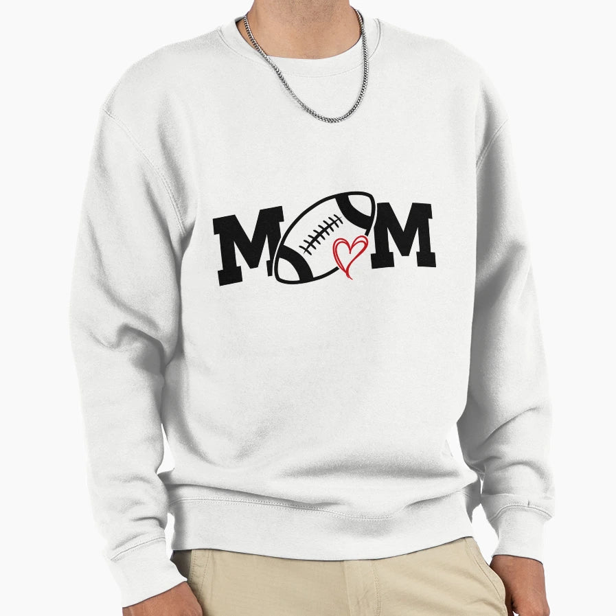 Football Ball Mom Football Love Football Sweatshirt - Graphic Print Unisex - T-Shirt, Sweatshirt, Hoodie