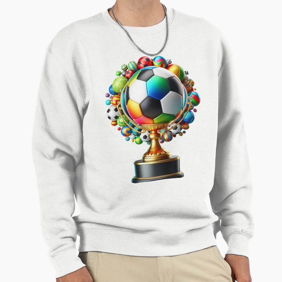 Football Trophy Bouquet Sweatshirt - Casual Everyday Wear for Adults - T-Shirt, Sweatshirt, Hoodie