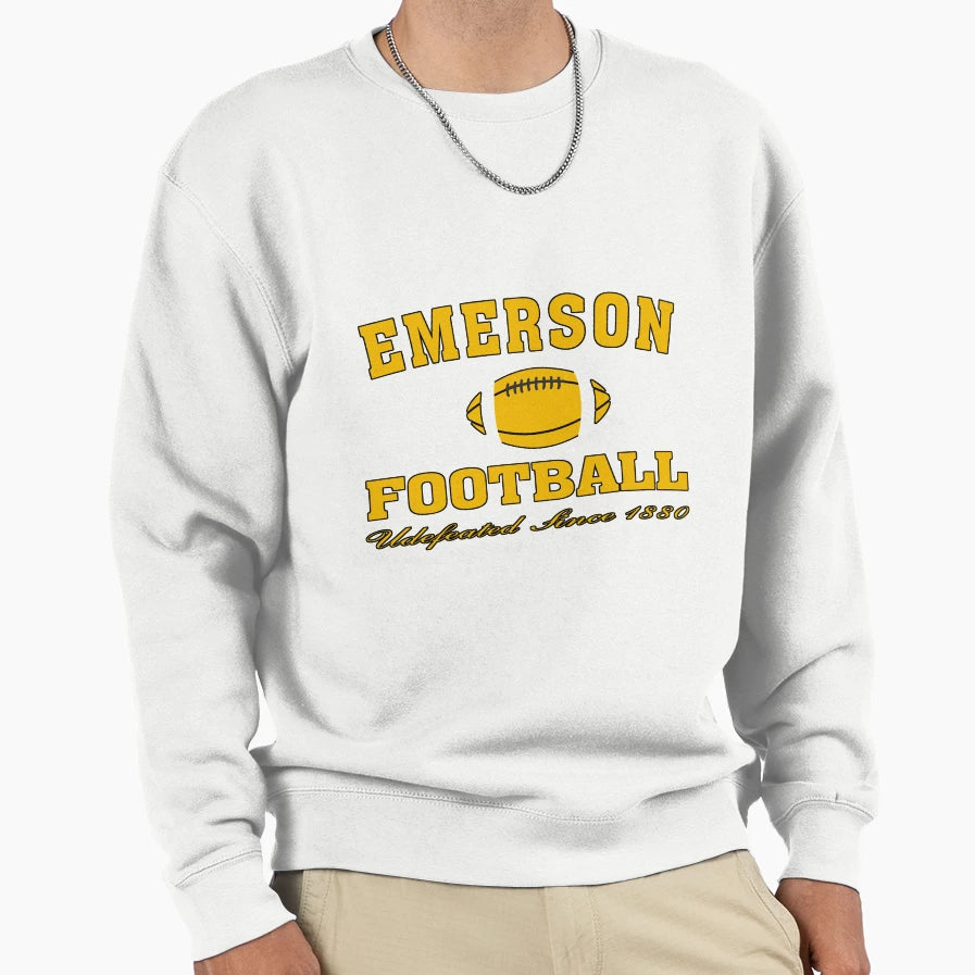 Emerson Football Undefeated Sweatshirt - Minimalist Print for Adults - T-Shirt, Sweatshirt, Hoodie