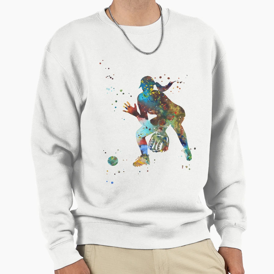 Softball Player Sweatshirt - Casual Everyday Wear for Adults - T-Shirt, Sweatshirt, Hoodie