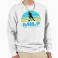 Milf Football Sweatshirt - Unique Graphic Men Women - T-Shirt, Sweatshirt, Hoodie