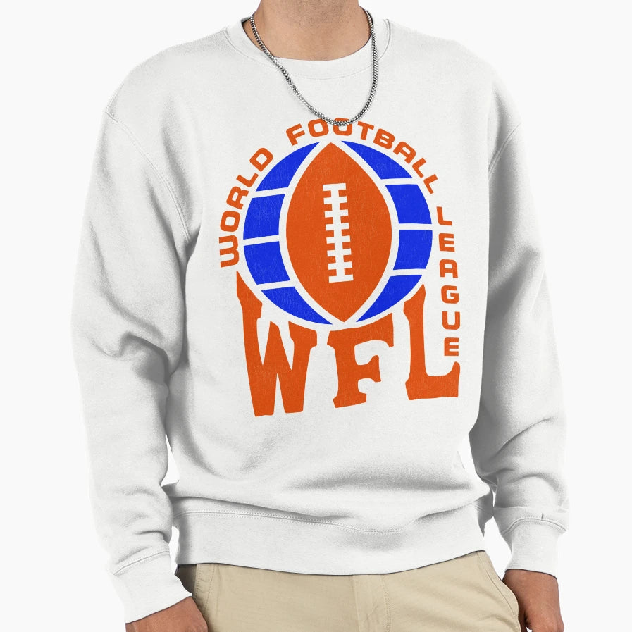 World Football League Sweatshirt - Unique Graphic Men Women - T-Shirt, Sweatshirt, Hoodie