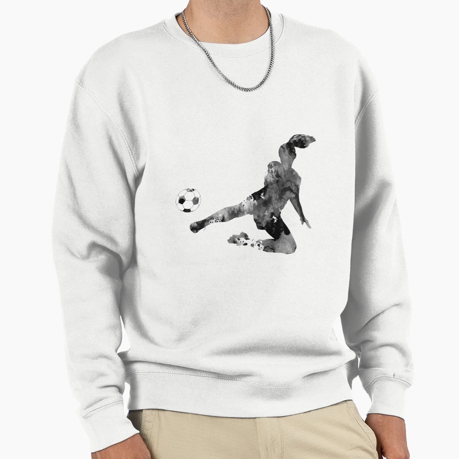 Female Soccer Player Sweatshirt - Unique Graphic Unisex - T-Shirt, Sweatshirt, Hoodie