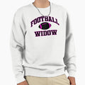 Football Widow Sweatshirt - Minimalist Print Men Women - T-Shirt, Sweatshirt, Hoodie