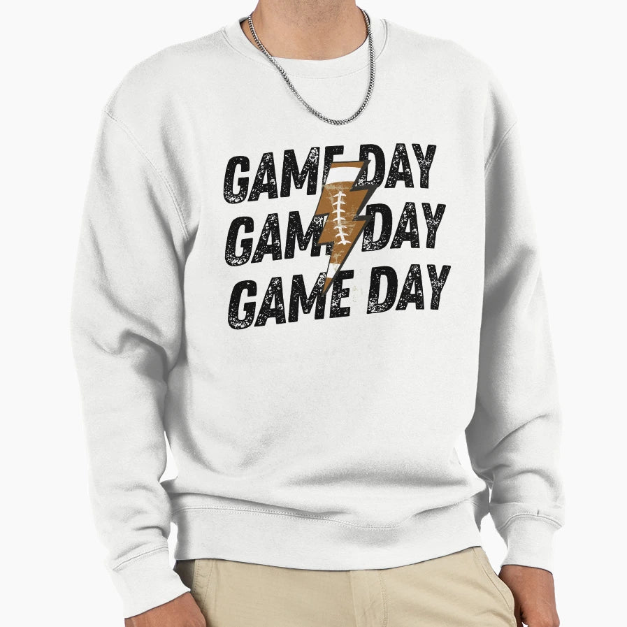 Game Day Lightning Gameday Football Sweatshirt - Streetwear Style Unisex - T-Shirt, Sweatshirt, Hoodie