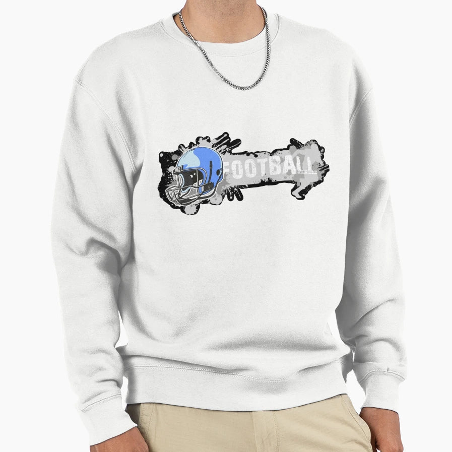 American Football Helmet Art T-Shirt - Casual Everyday Wear Men Women - T-Shirt, Sweatshirt, Hoodie