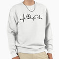 Soccer Heartbeat Sweatshirt - Graphic Print Unisex - T-Shirt, Sweatshirt, Hoodie