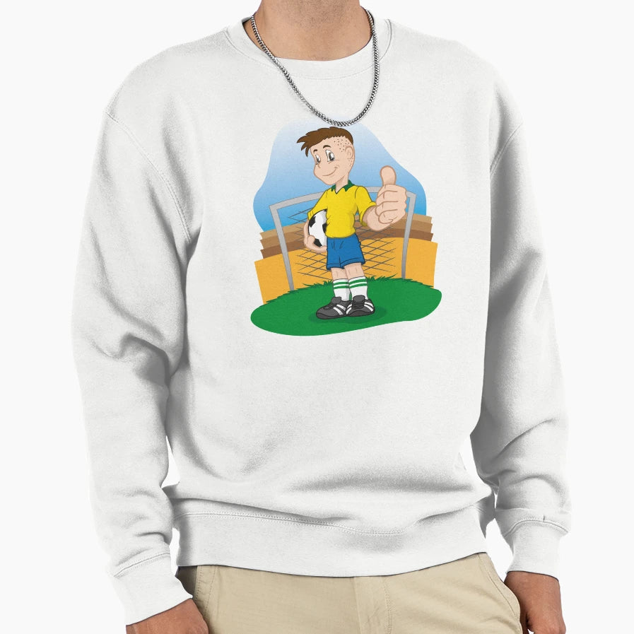 Young Soccer Player Uniform Ideal Sweatshirt - Aesthetic Graphic Men Women - T-Shirt, Sweatshirt, Hoodie