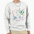 Abstract Multi Color Football Sweatshirt - Fun Novelty Design Unisex - T-Shirt, Sweatshirt, Hoodie