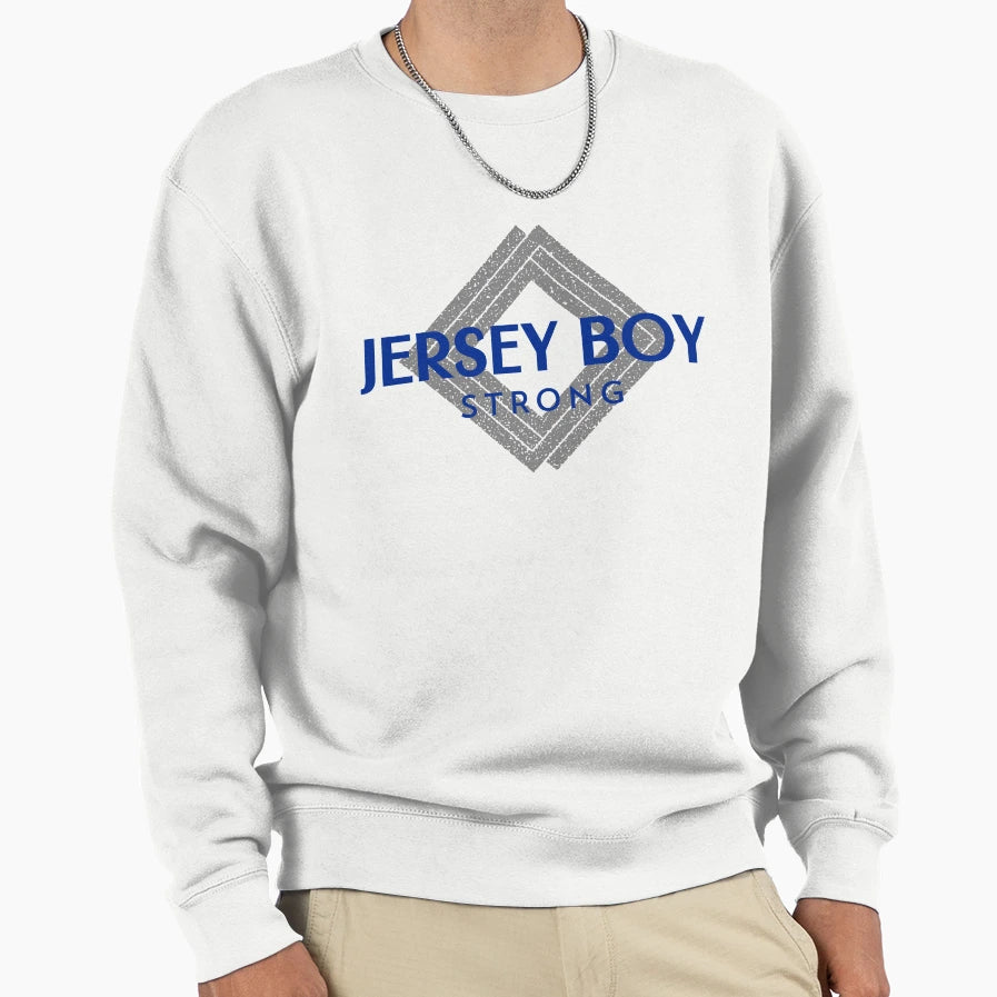 Jersey Strong Sweatshirt - Trendy Graphic for Adults - T-Shirt, Sweatshirt, Hoodie