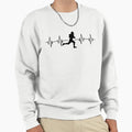 American Football Heartbeat Sweatshirt - Trendy Graphic for Adults - T-Shirt, Sweatshirt, Hoodie