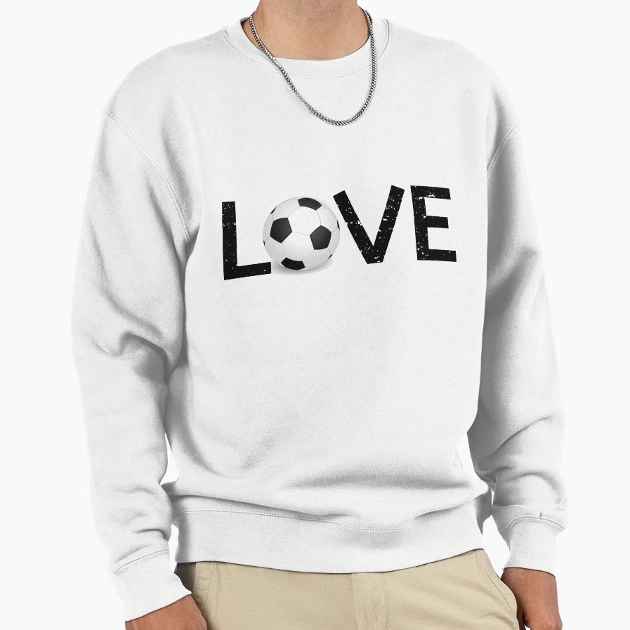 Soccer Love Sweatshirt - Trendy Graphic Unisex - T-Shirt, Sweatshirt, Hoodie