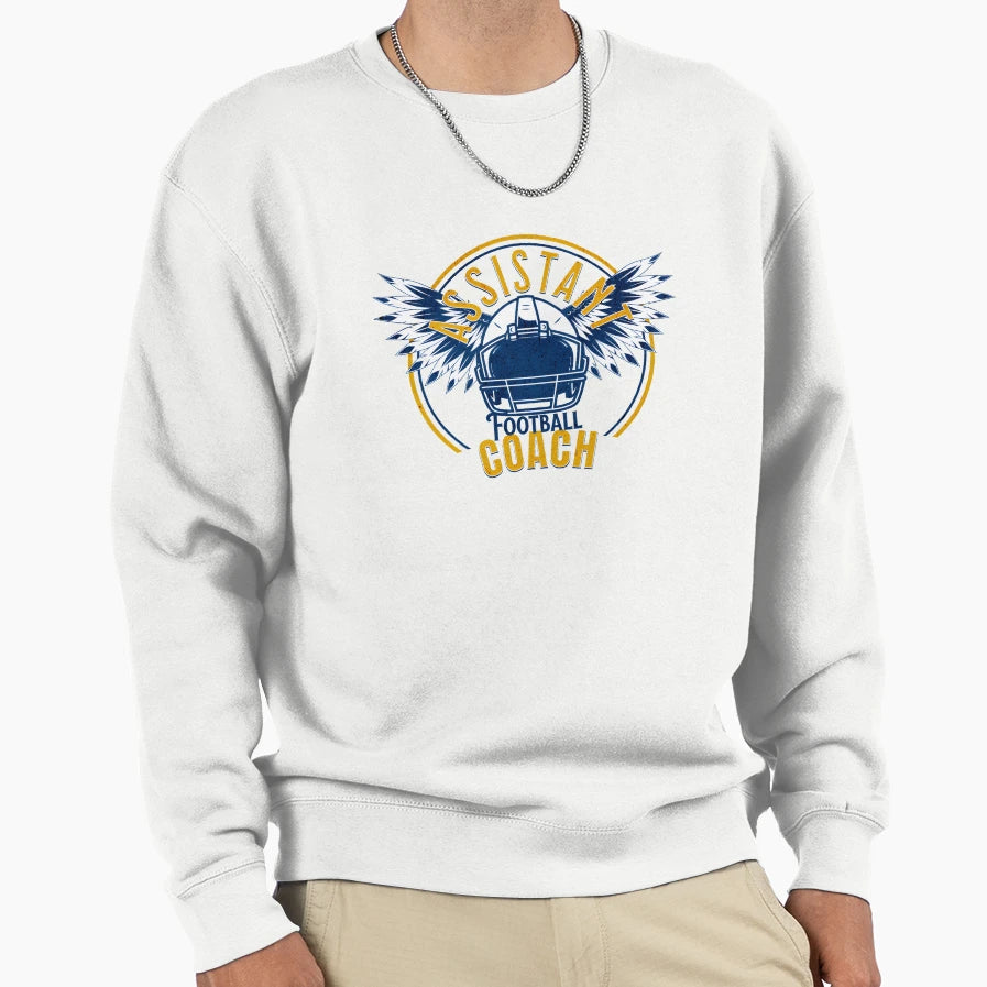 Assistant Football Coach Sweatshirt - Novelty Apparel Unisex - T-Shirt, Sweatshirt, Hoodie