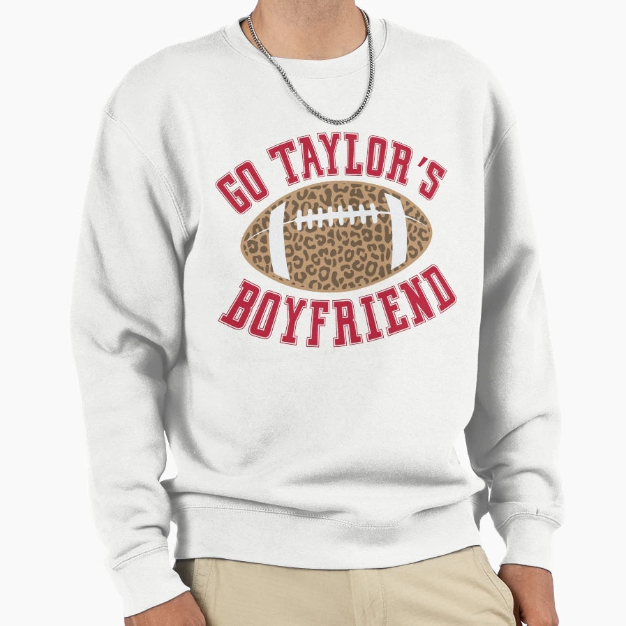 Go Taylors Boyfriend Kelce 87 Sweatshirt - Custom Art Print for Adults - T-Shirt, Sweatshirt, Hoodie
