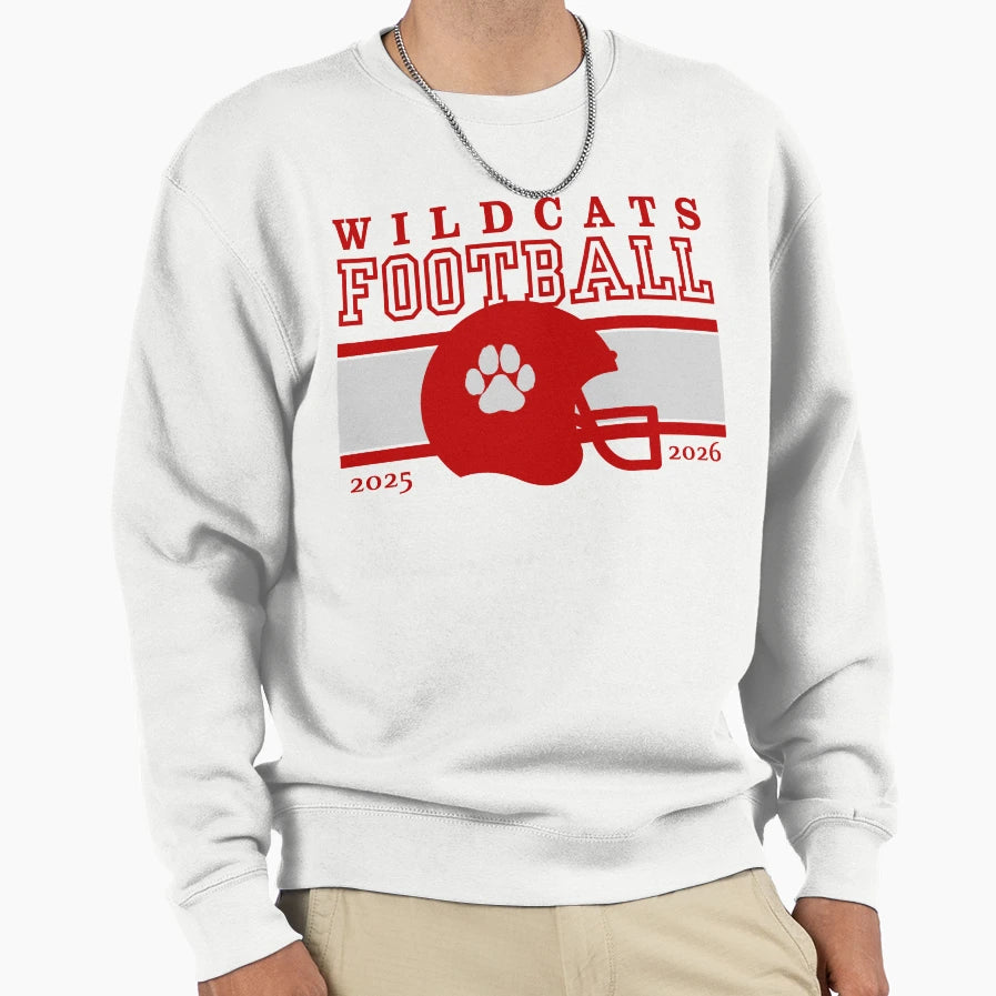 Wildcats Football 2025 2026 Sweatshirt - Streetwear Style for Adults - T-Shirt, Sweatshirt, Hoodie