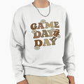 Game Day Football Flower Power Sweatshirt - Unique Graphic Men Women - T-Shirt, Sweatshirt, Hoodie