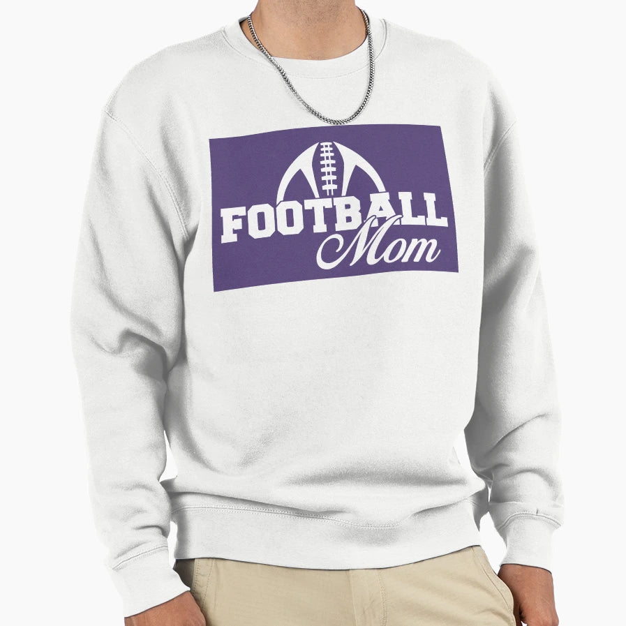 Football Mom Sweatshirt - Fun Novelty Design for Adults - T-Shirt, Sweatshirt, Hoodie