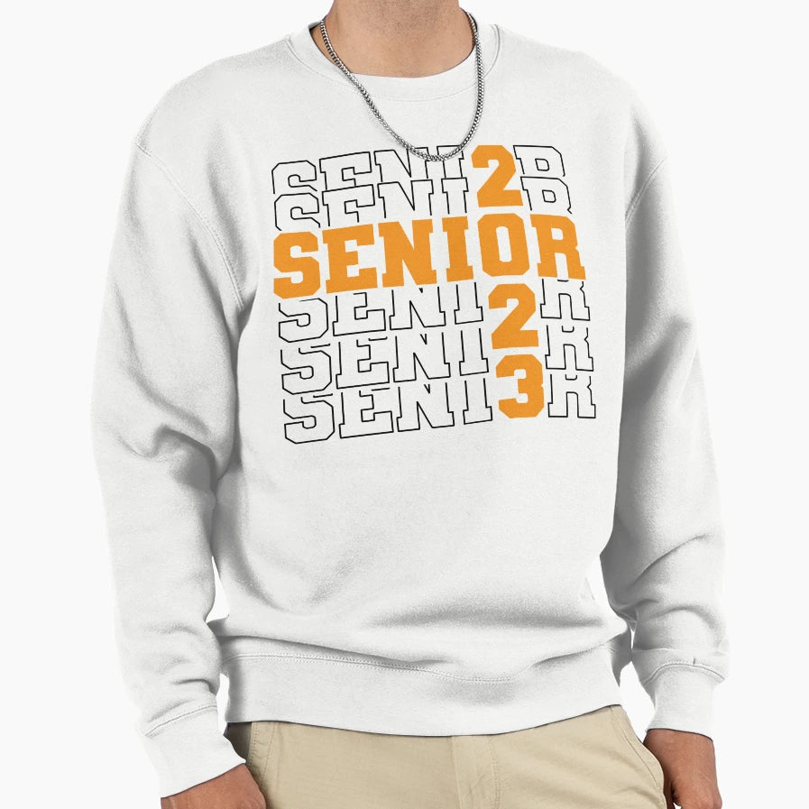 Seniors Class 2023 Yellow Sweatshirt - Casual Everyday Wear Men Women - T-Shirt, Sweatshirt, Hoodie