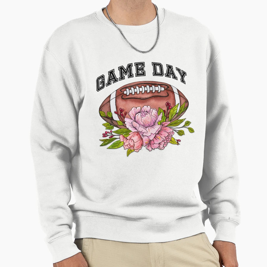 Game Day Green Stars Sweatshirt - Custom Art Print for Adults - T-Shirt, Sweatshirt, Hoodie