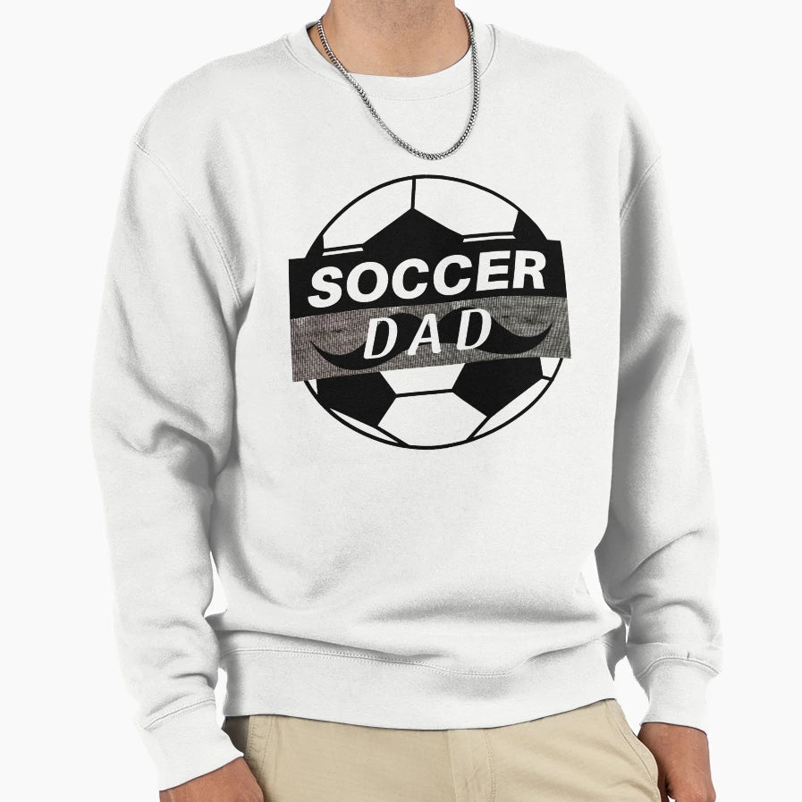 Soccer Ball Dad Sweatshirt - Unique Graphic Unisex - T-Shirt, Sweatshirt, Hoodie