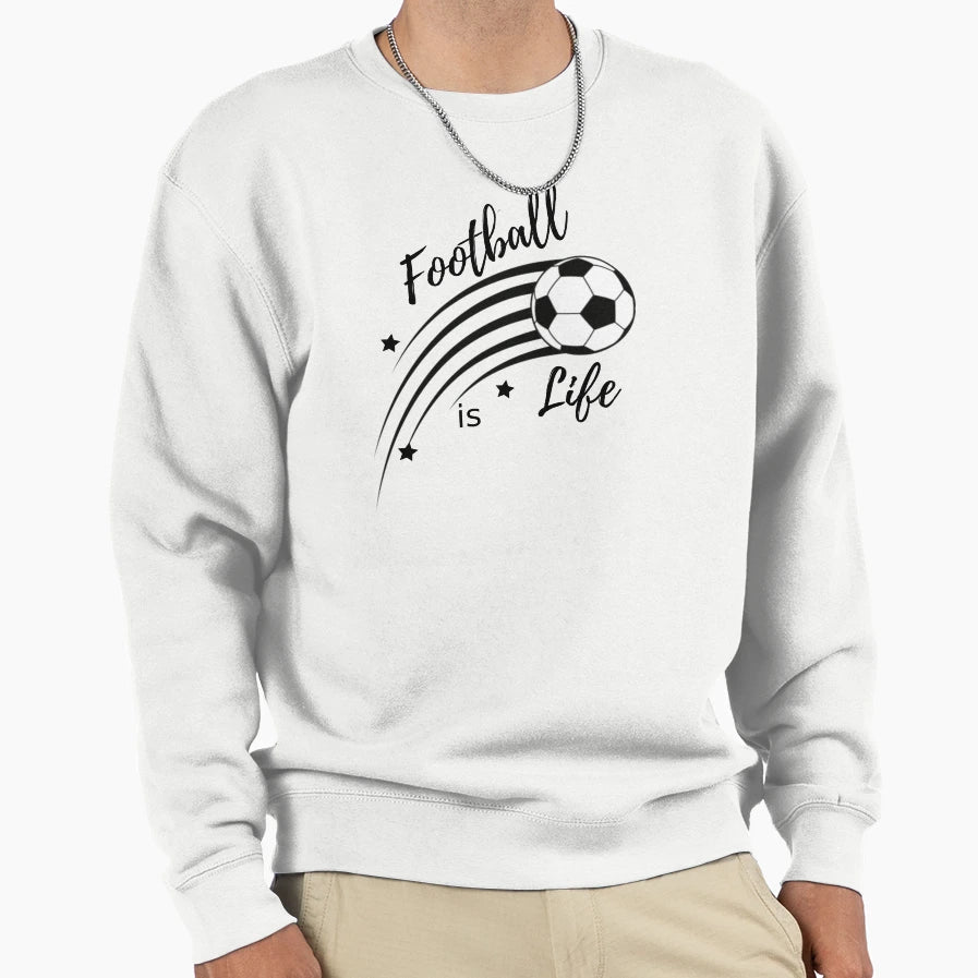 Soccer Football Coach Football Sweatshirt - Casual Everyday Wear Men Women - T-Shirt, Sweatshirt, Hoodie