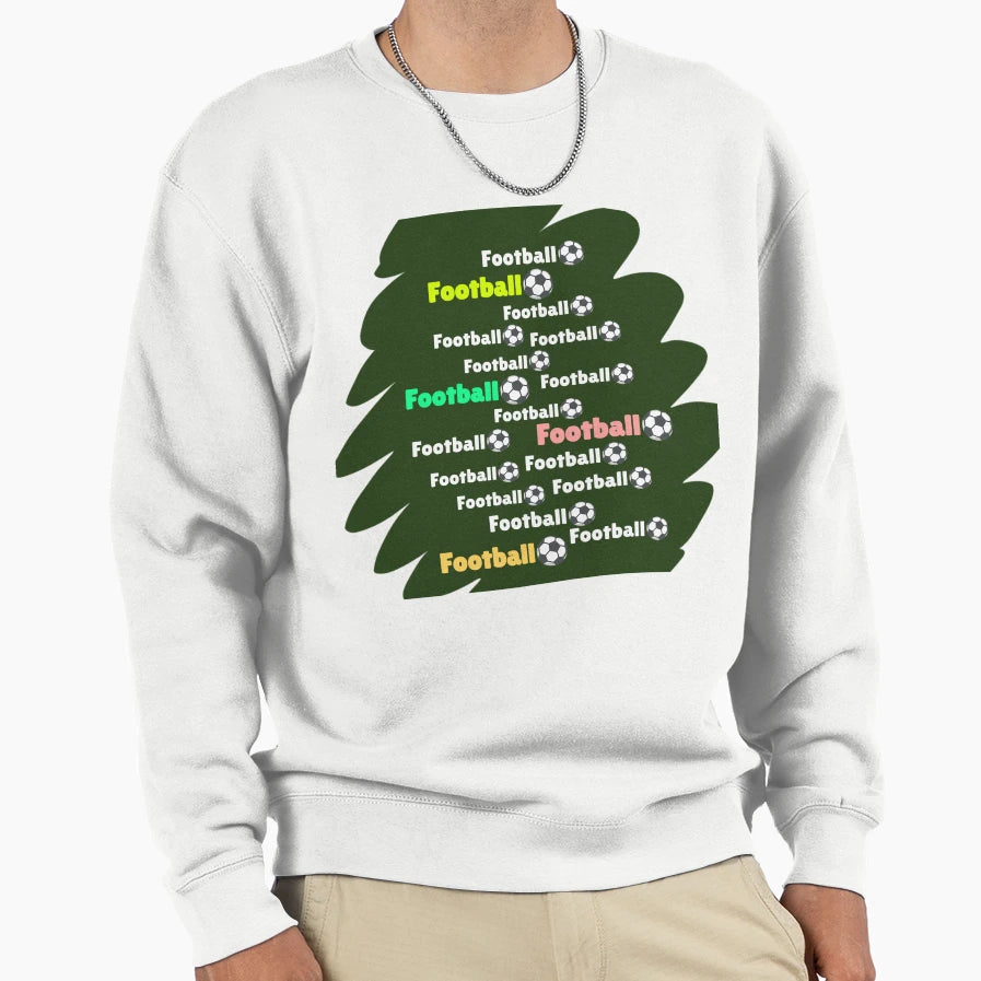Football Lovers Sweatshirt - Graphic Print Unisex - T-Shirt, Sweatshirt, Hoodie