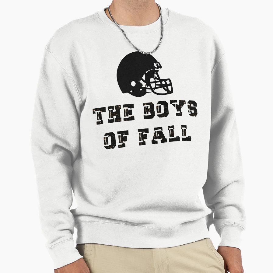 Fall Football Sweatshirt - Graphic Print Men Women - T-Shirt, Sweatshirt, Hoodie