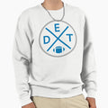 Detroit Football Emblem Det Sweatshirt - Fun Novelty Design Unisex - T-Shirt, Sweatshirt, Hoodie