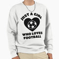 Just Who Loves Football Sweatshirt - Graphic Print for Adults - T-Shirt, Sweatshirt, Hoodie