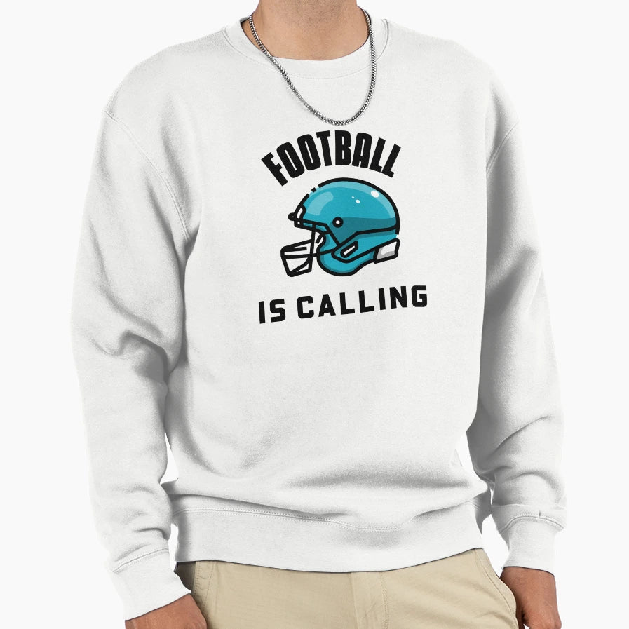 Football Is Calling Sweatshirt - Casual Everyday Wear for Adults - T-Shirt, Sweatshirt, Hoodie