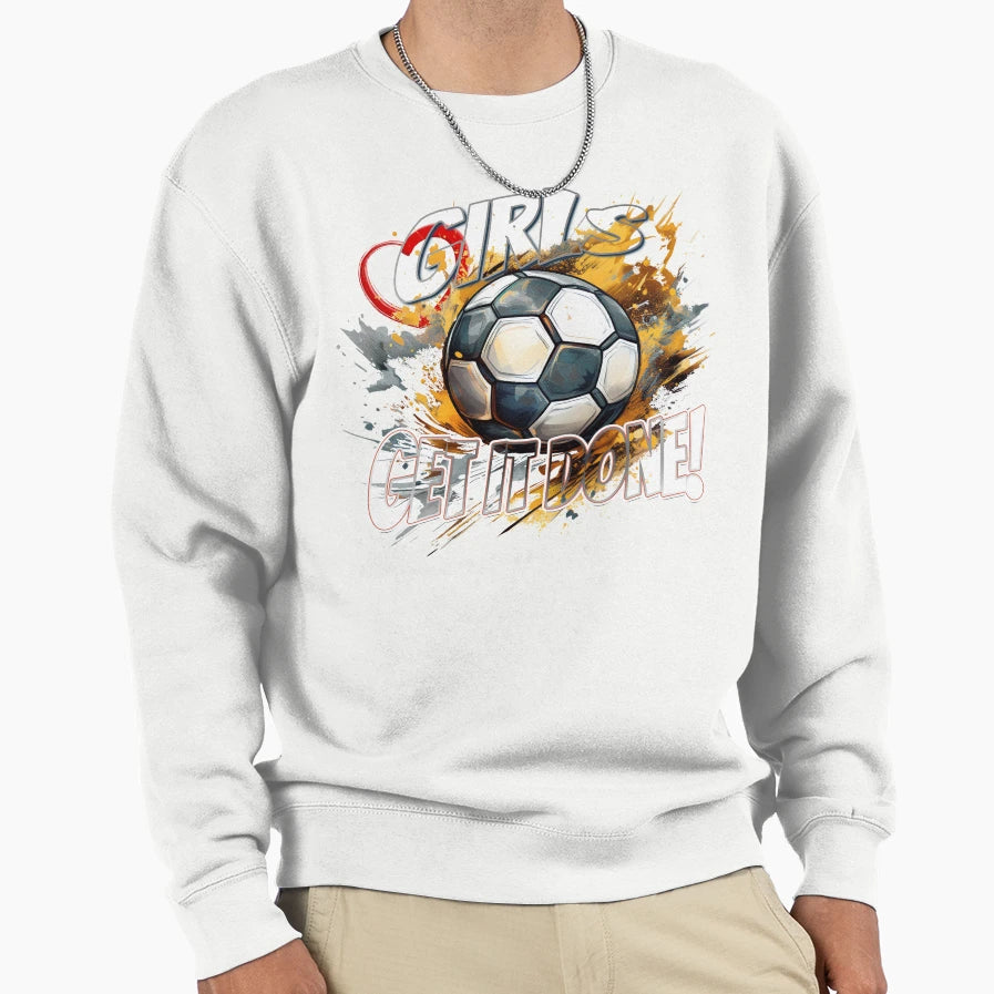 Womens Football We Get It Done Em Sweatshirt - Minimalist Print Men Women - T-Shirt, Sweatshirt, Hoodie